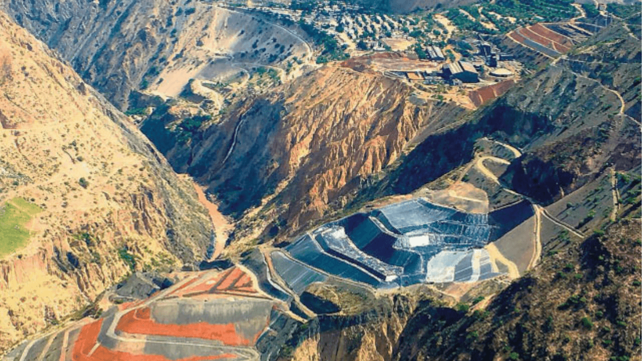 Cobriza optimizacion relaves agua mineria Huancavelica Peru