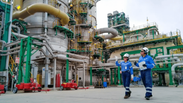 exportación de ácido sulfúrico de Petroperú hacia Chile desde la Refinería Talara.